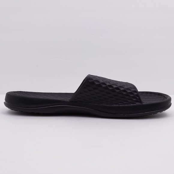 NEW Hytt Mens Size 11 Black Shower Sandal Slides - Picture 4 of 10